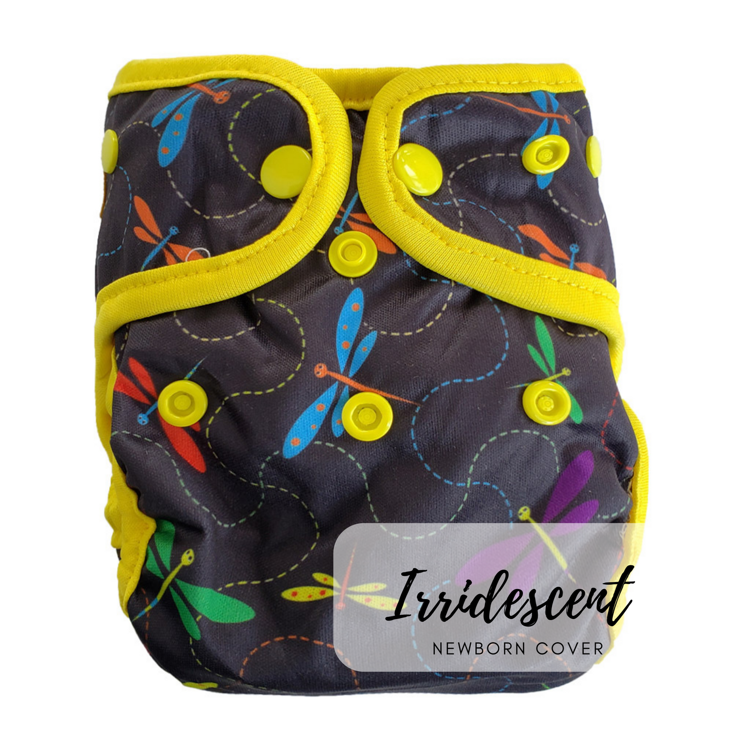 Newborn Double Gusset Wipeable Cover - Irridescent